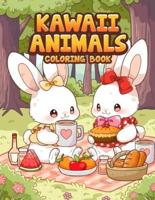 Kawaii Animals Coloring Book