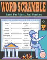 Word Scramble Book For Adults And Seniors