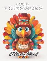 Cute Thanksgiving Coloring Book For Kids