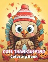 Cute Thanksgiving Coloring Book For Kids