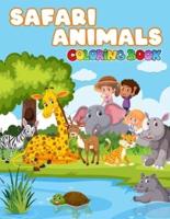Safari Animals Coloring Book
