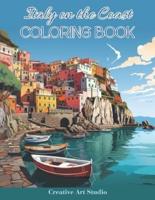 Italy on the Coast Coloring Book