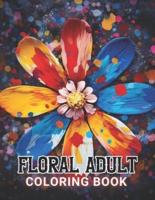 Floral Adult Coloring Book