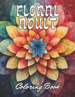 Floral Adult Coloring Book