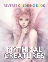 Mythical Creatures Reverse Coloring Book