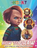 How To Draw Chucky Nightmare and Coloring Book