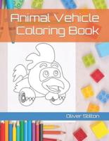 Animal Vehicle Coloring Book