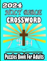 2024 Holy Bible Crossword Puzzles Book For Adults
