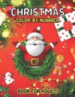 Christmas Color By Number Book For Adults