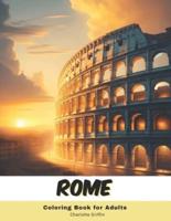 Rome Coloring Book for Adults