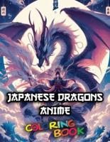 Japanese Dragons Anime Coloring Book