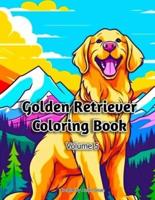 Golden Retriever Coloring Book
