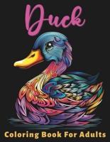 Duck Coloring Book For Adults