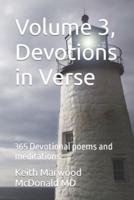 Volume 3, Devotions in Verse