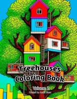 Treehouses Coloring Book