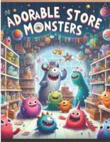 Coloring Book - Adorable Store Monsters Coloring Adventure