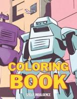 Robot Coloring Book for Kids and Adults Alike
