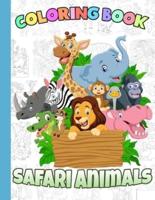 Safari Animals Coloring Book