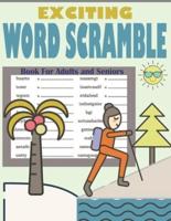 Exciting Word Scramble Book For Adults and Seniors