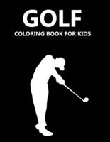 Golf Coloring Book For Kids