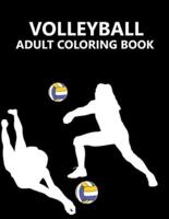 Volleyball Adult Coloring Book