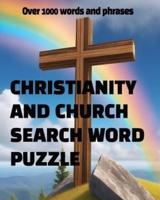 Christianity and Church Search Word Puzzle