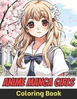 Anime Manga Girls Coloring Book