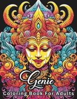 Genie Coloring Book For Adults