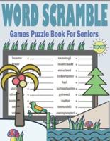 Word Scramble Games Puzzle Book For Seniors