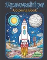Spaceships Coloring Book for Kids
