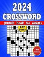 2024 Crossword Puzzles Book for Adults With Solution
