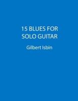 15 Blues for Solo Guitar