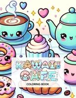 Kawaii Cafe Coloring Book