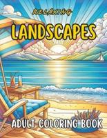 Relaxing Landscapes Adult Coloring Book