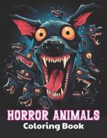 Horror Animals Coloring Book for Adult