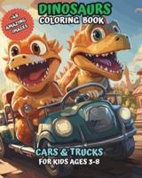 Dinosaur Coloring Books in Cars and Trucks