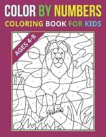 Color By Numbers Coloring Book For Kids Ages 4 -8