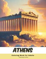 Athens Coloring Book for Adults