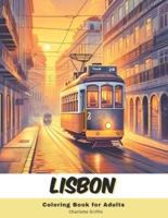 Lisbon Coloring Book for Adults