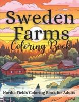 Sweden Farms Nordic Fields Coloring Book for Adults 50 Coloring Pages