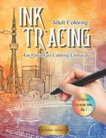 Ink Tracing Coloring Book for Passionate Coloring Enthusiasts