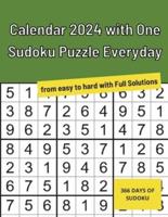 Calendar 2024 With One Sudoku Puzzle Everyday