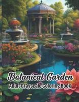 Botanical Garden Adult Grayscale Coloring Book