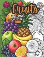 Fruit Canvas Coloring Book