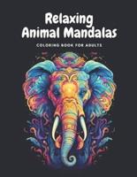 Relaxing Animal Mandala Coloring Book for Adults