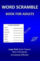 Word Scramble Book for Adults