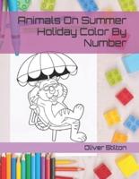 Animals On Summer Holiday Color By Number