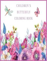 Children's Butterfly Coloring Book