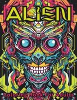 Alien Coloring Book For Adults