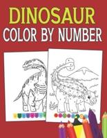 Dinosaur Color By Number
